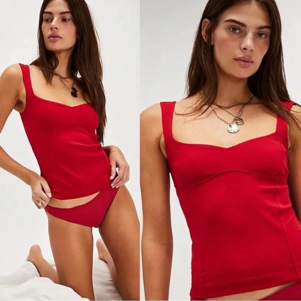 Intimately Free People Red tank